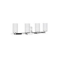 thumbnail image 2 of 4424604EN3-962-Generation Lighting-Sea Gull Lighting-Alturas 4-Light Bath Vanity in Transitional Style-Brushed Nickel Finish-LED Lamping Type, 2 of 2