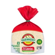 Guerrero 25 Calories White Corn Tortillas, 50 Count 18.74oz(1PACK)