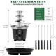 thumbnail image 5 of Three Layer Chocolate Fountain Machine Electirc Chocolate Fondue Set Detachable Mini Nostalgia Melti, 5 of 5