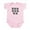 Petal Pink, variant on CafePress - 40Th Birthday Infant Bodysuit - Baby Light Bodysuit, Size Newborn - 24 Months