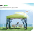 thumbnail image 4 of Quictent 8x8 Pop up Canopy Tent with Mosquito Netting Sreen House Room Tent Screened Roller Bag Included,Green, 4 of 8