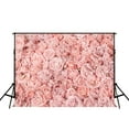 thumbnail image 2 of ABPHOTO Polyester Flower Wall Photo Background Pink Backdrop Romantic Photocall for Newborn Wedding Fond Photography 7x5ft, 2 of 4