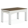 thumbnail image 6 of Resenkos End Table,Dining Table, Living Room Table,Extendable Dining Table, Farmhouse Kitchen Table for 6-10 people,Brown & White, 6 of 7