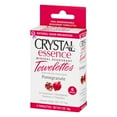 Crystal Essence Mineral Deodorant Towelettes, Pomegranate, 6 Ct
