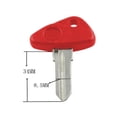 thumbnail image 7 of jiaping Key Motorbike Blank Key Security Travel Uncut Blade Waterproof Replacement Blank, 7 of 7