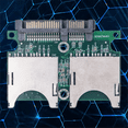thumbnail image 3 of Dual SD to SATA Converter Industrial-Grade SD to SATA Adapter Card 15PIN+7PIN SD to Serial Adapter Card, 3 of 5