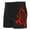 Red, variant on Lovskoo Mens Slim Fit Swim Trunks Quick Dry Printed Swimsuit Quarter Pants Summer Swim Shorts Sky Blue