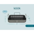 thumbnail image 6 of Kook Roasting Pan with Rack Insert, Rectangular, Hard Anodized, Nonstick, 17 Inch, 6 of 6