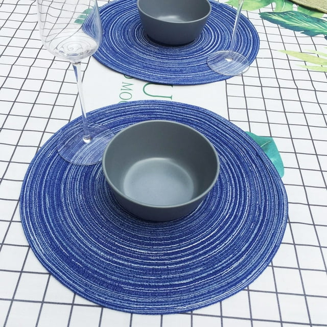 Kiplyki Napperons Ronds en Gros, Napperons de Cuisine pour Dîner, Coussinets Chauffants 35cm BU