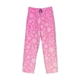thumbnail image 4 of Xecao Breast Cancer Pink Ribbons Awareness Men's Straight Lounge Pajama Pants: The Ultimate in Comfortable Sleepwear, 4 of 9