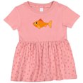 thumbnail image 3 of Inktastic Pet Goldfish Girls Baby Dress, 3 of 5