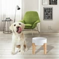 thumbnail image 3 of Elevated Dog Bowls for Large dogs - Ceramic Raised Dog Bowl with Stand - Dog Water Bowls and Food Dish - Dog Food Bowls No Tip Over - Heavy Weighted Pet Bowl - 1800 ML - 60 oz, 3 of 6