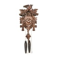 thumbnail image 2 of One Day Hand-Carved Cuckoo Clock with Five Maple Leaves & One Bird, 2 of 2