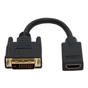 onn. DVI to HDMI Adapter Connector, Black