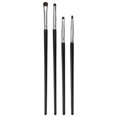 thumbnail image 1 of Juego de brochas de maquillaje Unique Bargains 4 piezas negro y plateado, 1 of 1