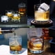 thumbnail image 1 of Bandeja de bricolaje de 6 rejillas, molde grande y cuadrado, fabricante de silicona negra, rejilla de hielo cuadrada reutilizable, rejilla de hielo de silicona (6 cuadrados con tapa), 1 of 5