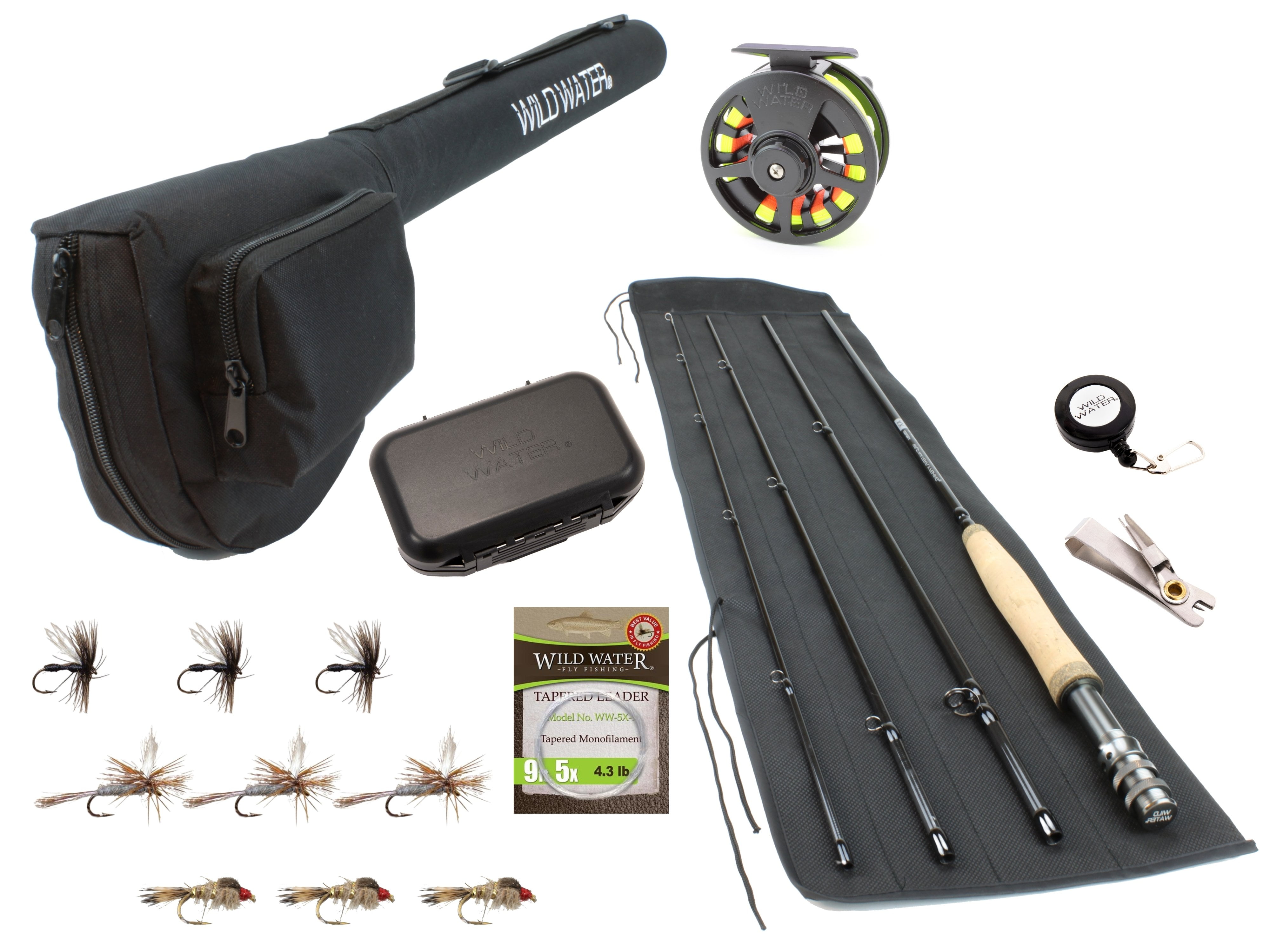 wild water complete 5/6 fly fishing starter package
