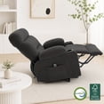 thumbnail image 4 of GASEE Power Lift Electric Recliner Chair for Elderly - Heavy Duty Safe Reclining Mechanism, Fabric Sofa for Living Room,Dark Grey, 4 of 11