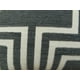 Plutus PBRAZ208-2030-DP Argyle Carré Noir et Blanc Fait à la Main Oreiller de Luxe&44; 20 x 30 Po Reine – image 3 sur 3