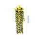 thumbnail image 3 of Flores colgantes de glicinia artificial | Guirnalda de enredaderas artificiales de seda | Decoración floral artificial realista en cascada para arcos de boda, paredes, jardines y vallas, 3 of 6