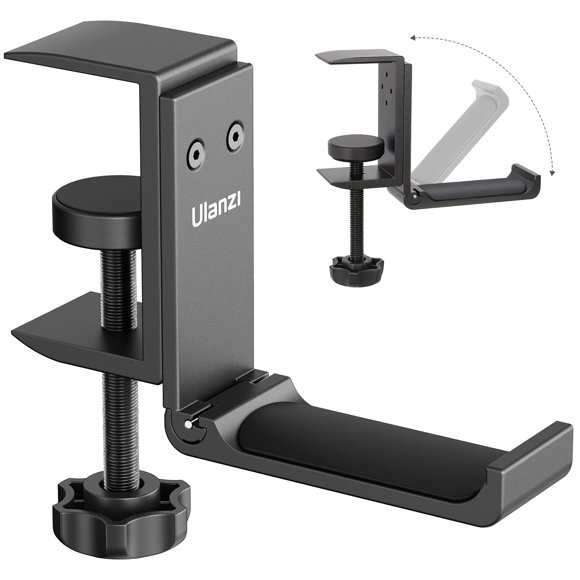 Soporte para auriculares plegable VIJIM para colocar debajo del escritorio