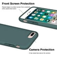 thumbnail image 4 of iPhone 7 Plus and iPhone 8 Plus Silicone Case - {Shock-Absorbent; Bumper Soft TPU Cover Case with Grip Silicone Material; Compatible with iPhone 8 Plus and iPhone 7 Plus - Olive Green Color, 4 of 5