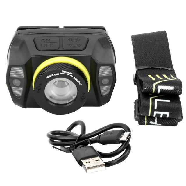 XPG+LED Luz frontal de gran brillo Interacción con vibración Zoom Batería incorporada Carga USB