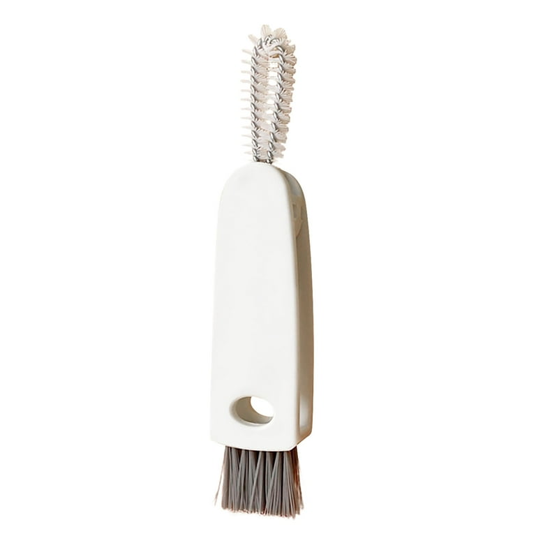 Jewelry Solution Multifunctional Groove Cleaning Brush Cup Cover Gaps  Folding Cleaning Brush Handheld Soap Dispensing Brush 