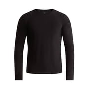 George Mens and Big Mens Cotton Crewneck Tee with Long Sleeves, 3-Pack, Sizes XS-3XL