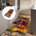 thumbnail image 3 of DOLITY 1pc Comfort Kitchen Mat Absorbent Runner Rug for Home Office Kitchen Laundry Floor Entryway Dining Room Machine Washable Carpet Bedroom Decor D 60x180cm, 3 of 9
