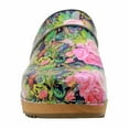 thumbnail image 5 of BJORK Maja Wood Printed Leather Clogs (Colibri - EU38), 5 of 9