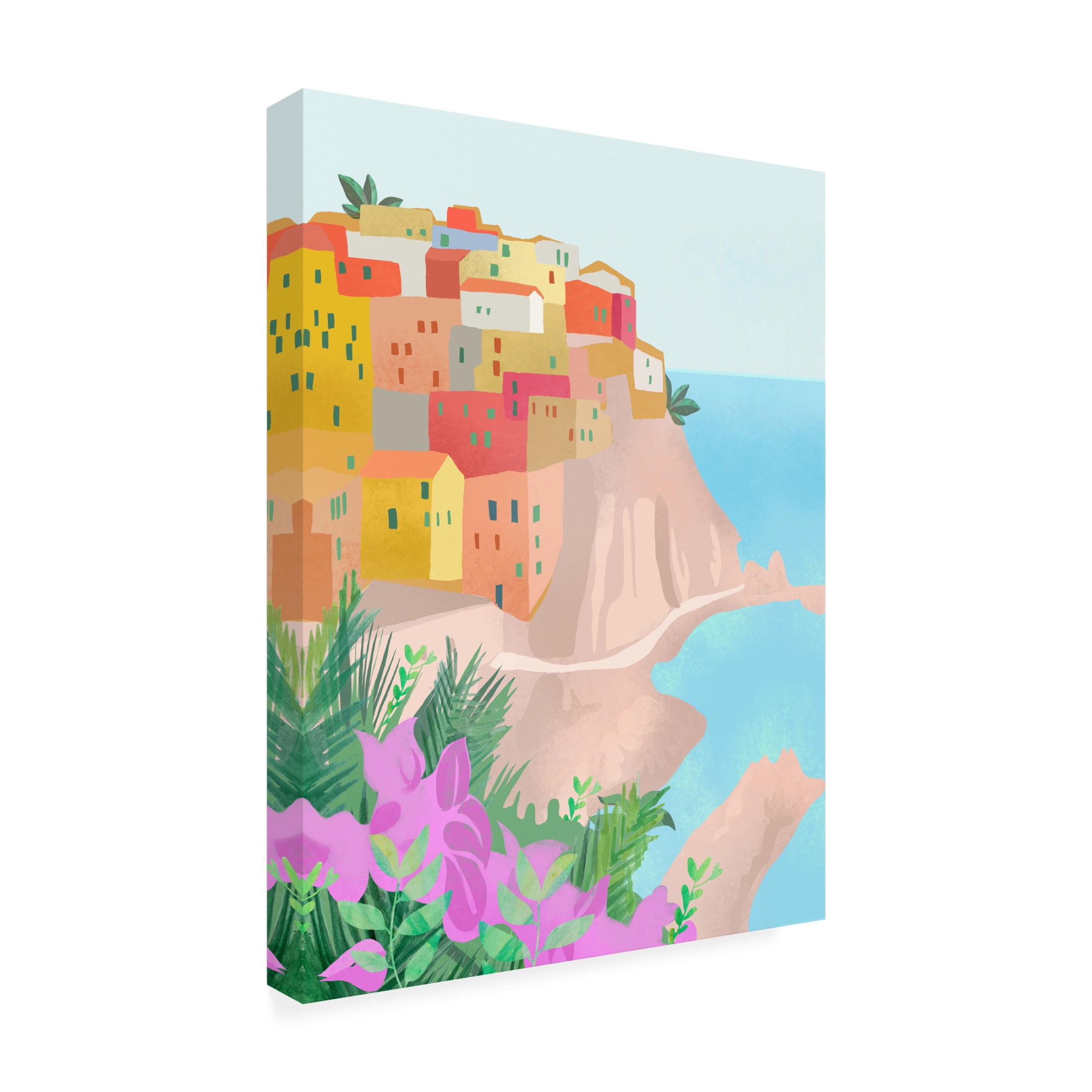 Trademark Fine Art Petra Lizde  Cinque Terre Canvas Wall Art