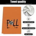 thumbnail image 4 of JeashCHAT Fall Kitchen Towels Dish Towels, Plaid Leaves Pumpkin Thanksgiving Kitchen Hand Towels 23.5x17.7 Inches Farmhouse Decoration Holiday Gifts, 4 of 6