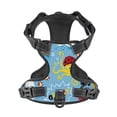thumbnail image 4 of Picia Pirate Marine Animals No-Pull Dog Harness Reflective Front Clip Vest with Handle,Step-in Air Dog Harness,Adjustable 2 Metal Rings 4 Buckles,Easy to Put on & Take Off Small, 4 of 9