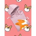 thumbnail image 3 of Welsh Corgi Puppy Bottom Hoodie Women -Image by Shutterstock, Female 3X-Large, 3 of 4