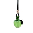 thumbnail image 1 of Botella hecha a mano Jinwen Joyas de cristal multicolor 25x17mm Colgante Collar Strectch verde Collar pendiente, 1 of 6