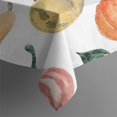 thumbnail image 5 of Watercolor Fall Pumpkins Art Wallpaper Square Tablecloth,Waterproof Square Table Cover,Wipeable Spillproof Washable Table Cover for Home Kitchen Party Decor 42"X42"(107x107cm), 5 of 6