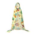 thumbnail image 7 of Honeii Colorful Outer Space Print Poncho Cape, Cloak Coat, Snuggly Hooded Wearable Blanket, Hooded Cape For Teenagers,Halloween Costumes-Large, 7 of 7