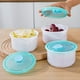 thumbnail image 4 of Dispensador de Queso para Refrigerador, Organizador de Fruta con Tapa Abatible, Organizador de Mantequilla En Bloque, Contenedor de Almacenamiento de Especias para Jengibre, Ajo y Otros Ingredientes., 4 of 7