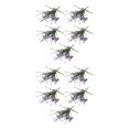 thumbnail image 4 of Baohd 5pcs/set Lifelike Artificial Flower Arrangement Low Maintenance And Realistic purple 2Set, 4 of 6