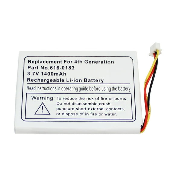 Fenzer 1200mAh 3.7V Replacement Battery for Apple iPod 4th Generation, 616-0183, 616-0206, 616-0215, AW4701218074, ICP0534500,SNO-503450PCN-I   Tools