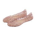 thumbnail image 1 of Methold Sandalias de playa para mujer, zapatos decorativos huecos, calzado de viaje, informal, transpirable, para adultos, brillante, plano, Carpetas de archivos, 1 of 6