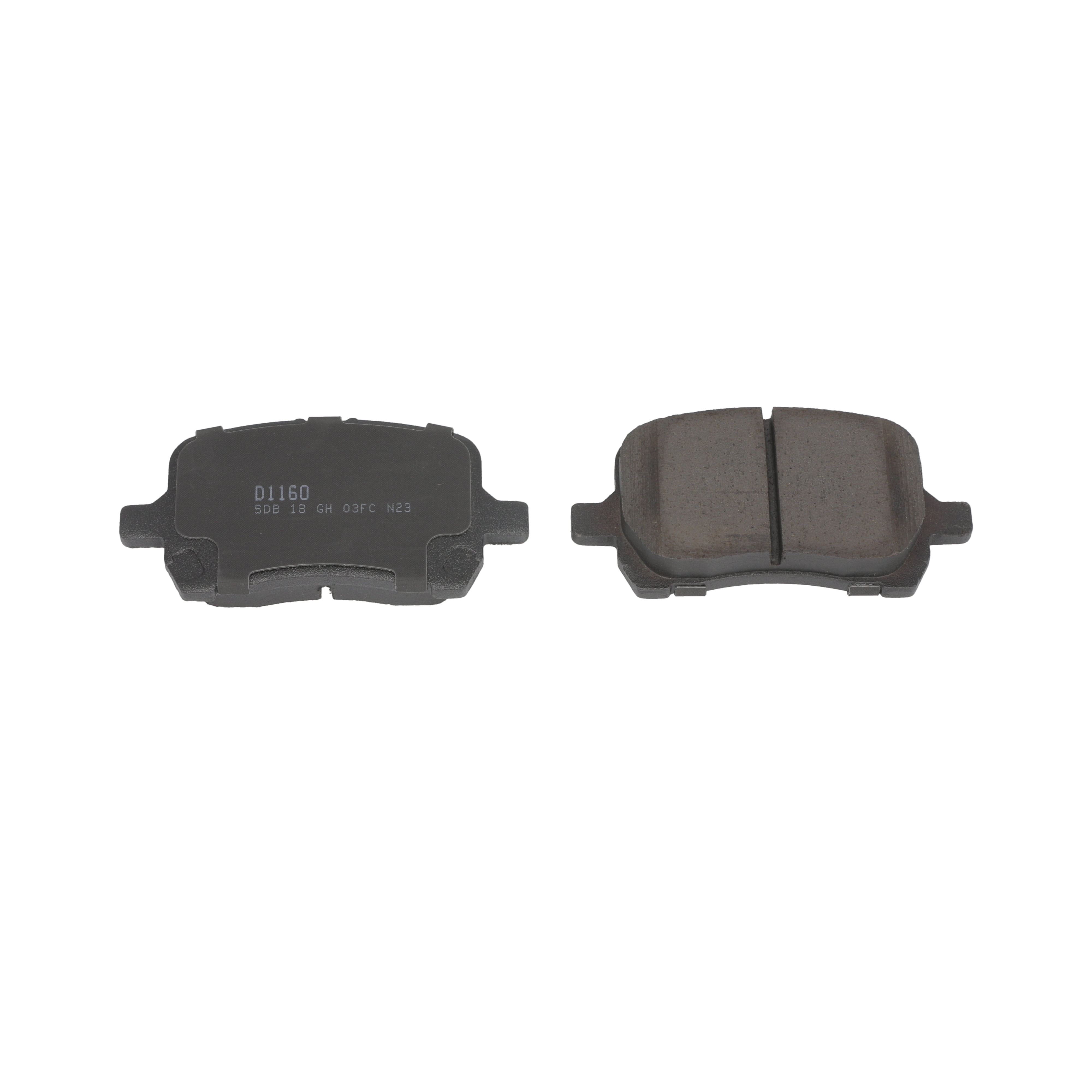Winstop Brake Pad Set, Front WS.1160.0.C, Chevrolet Malibu 2008-2007