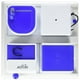Trixie Pet Products 4597 Activité Boîte de Poker pour Chats, Bleu & Blanc – image 1 sur 5