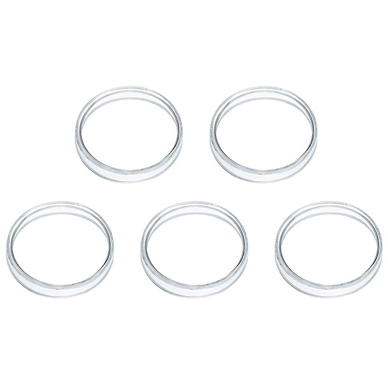 5pcs Glass Petri Dishes