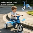 thumbnail image 5 of Wdmiya 3-in-1 Toddler Bike for 2+ Years Old, Boys Girls Tricycles for Toddlers Kids， Adjustable Seat, Trikes for Balance Training Baby Bike Infant Trike, Christmas & Birthday Gift, Blue, 5 of 6