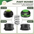 thumbnail image 4 of 3660582001 Trimmer Head Spring and Nut Fits for EGO ST1510T ST1500SF ST1500 ST15000-S ST1500F ST1510S ST1520 ST1530 and STA1500 15" String Trimmers Replacement Spring AH1300 AH1520 AH1530 AH1531(4PCS), 4 of 7