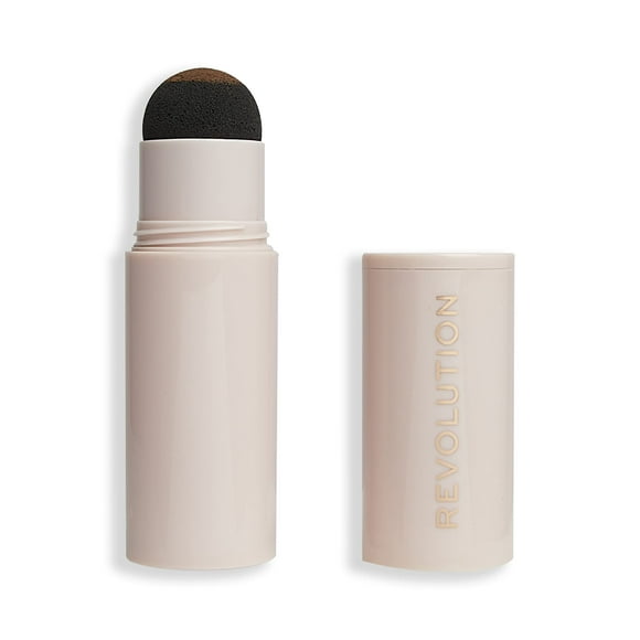 Revolution, Kit de Poudre à Sourcils et Pochoir, Outil de Façonnage des Sourcils, Brun Cendré, Inclut des Pochoirs à Sourcils