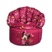 Disney Minnie Mouse Toddler Bean Bag Chair, Pink, Polyester