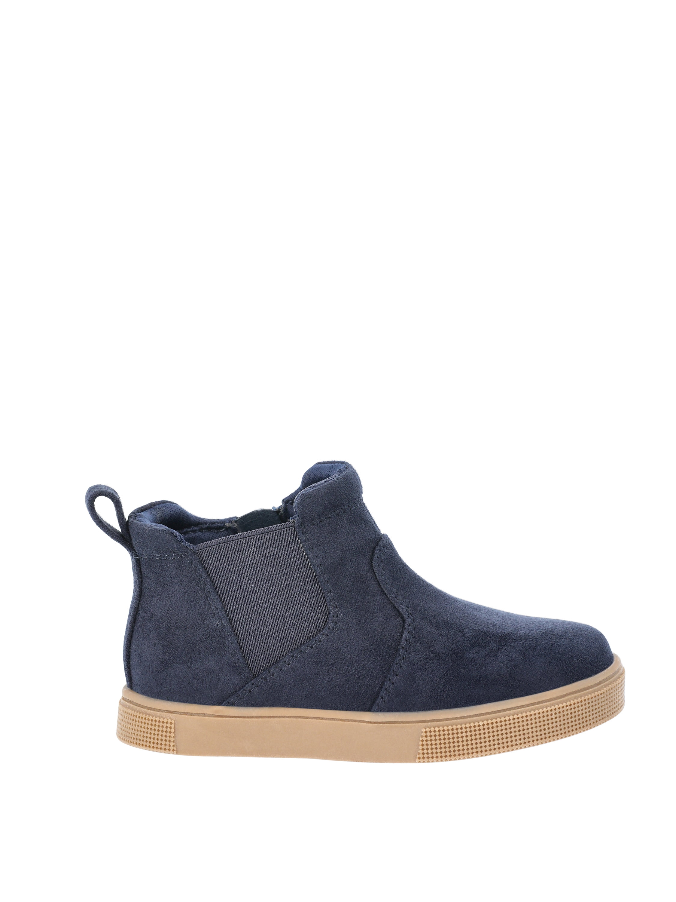 Wonder Nation Baby and Toddler Boys’ Microsuede Sneaker Boots